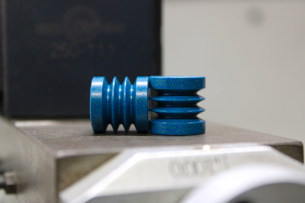 Blue Canvas Micarta Midsize Bead