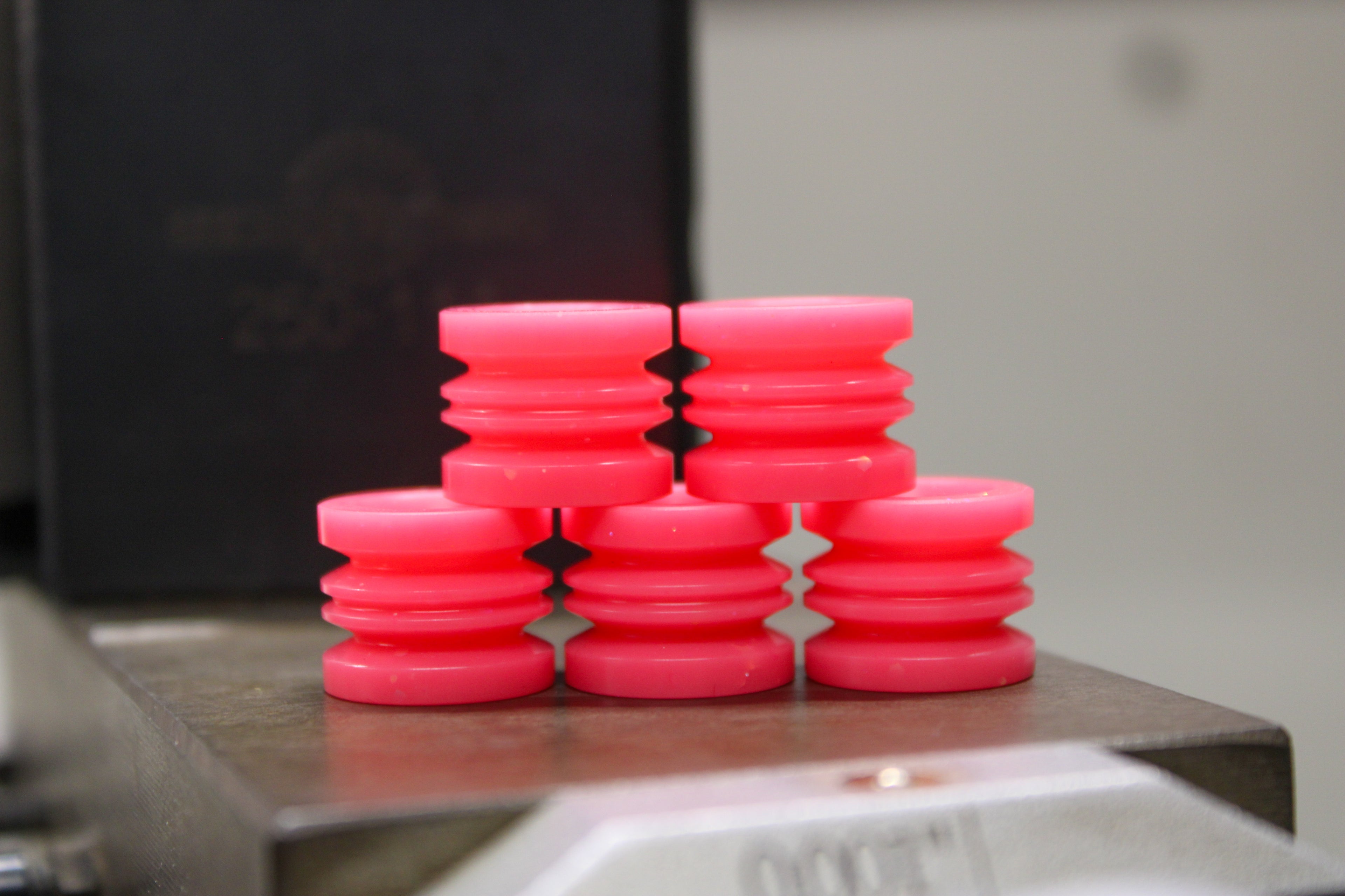 Flamingo Glow Thick Mini Bead
