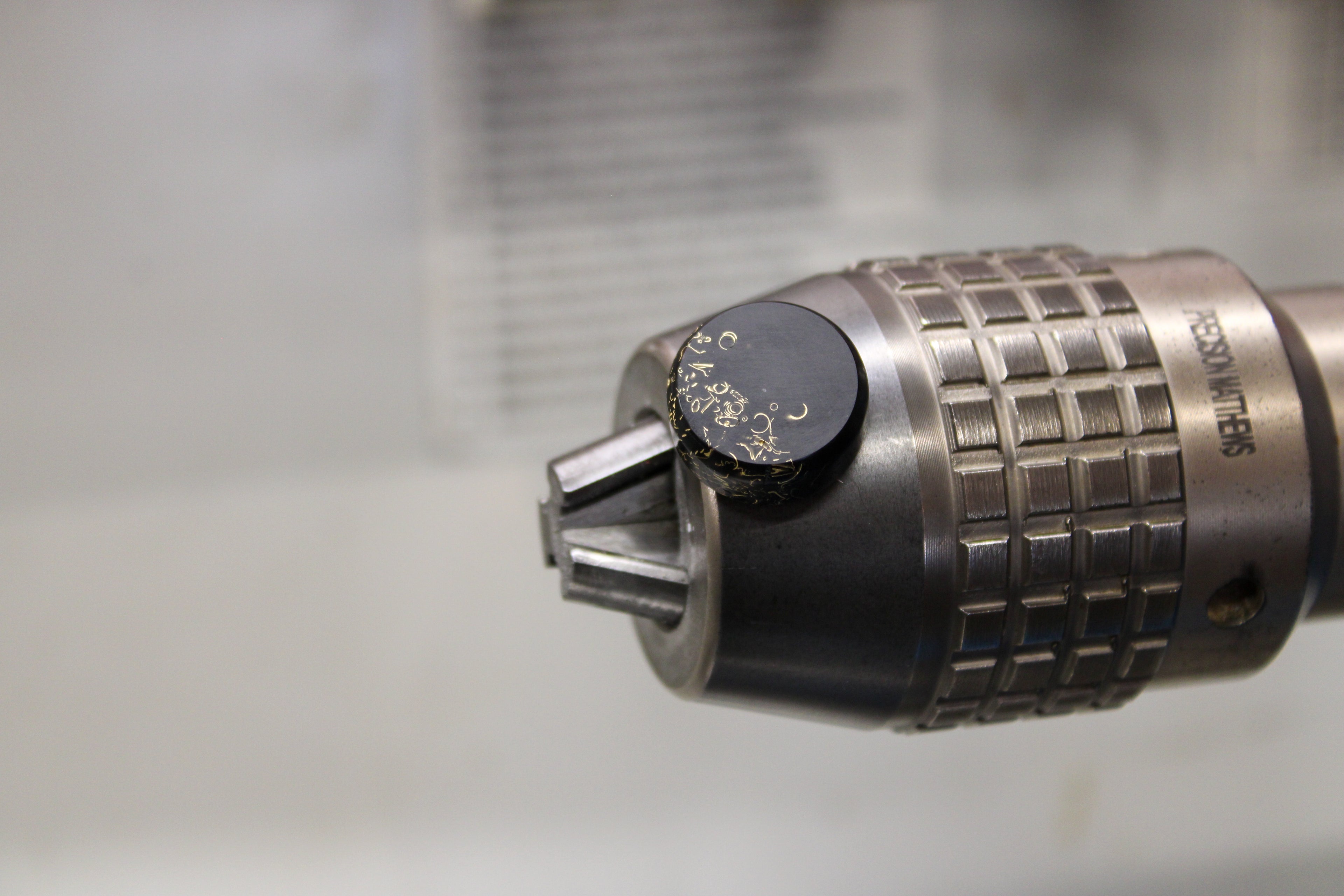 Black and Brass Magnet